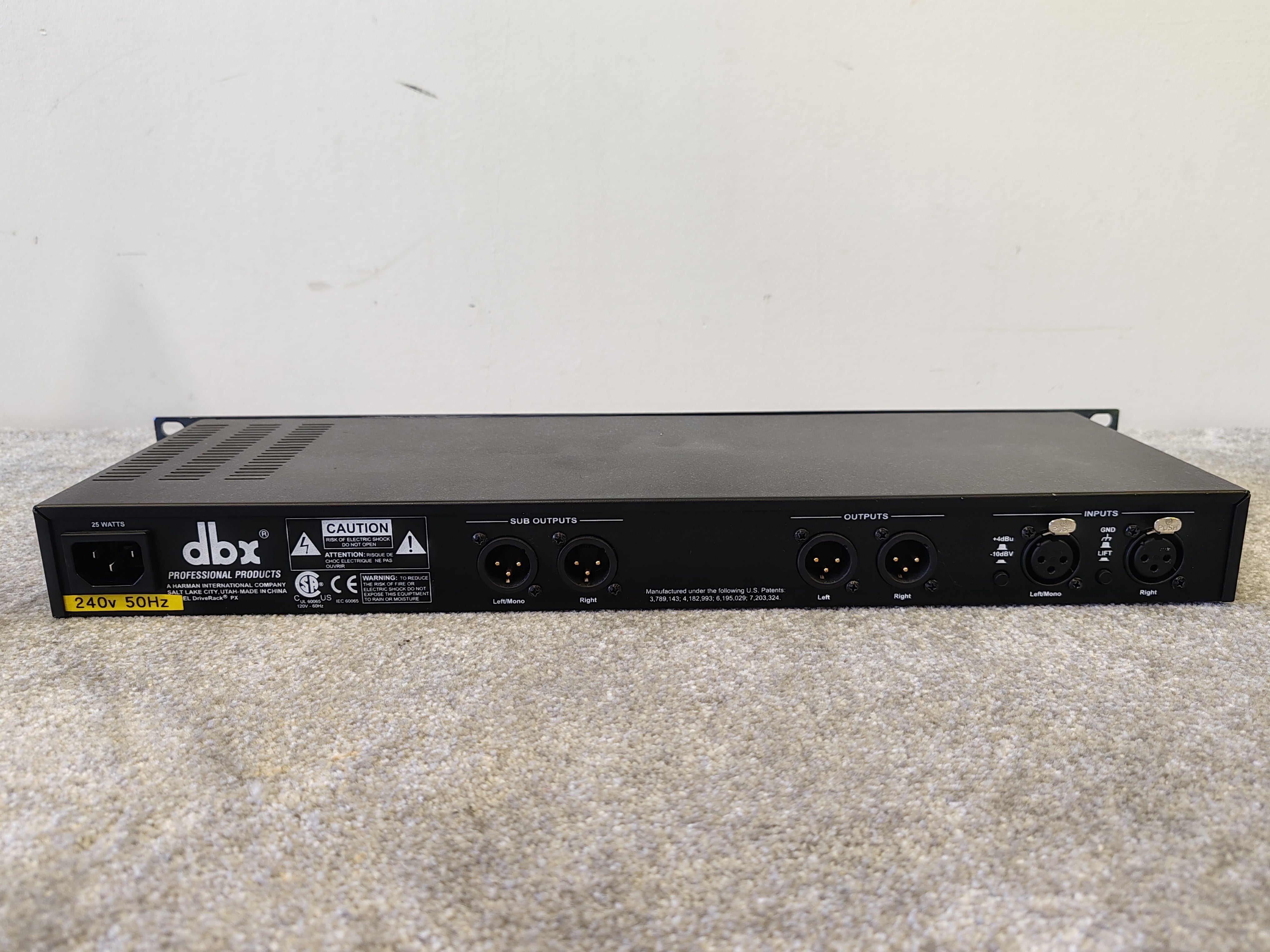 DBX DriveRack PX Powered Speaker Optimizer – COSM Auto-EQ