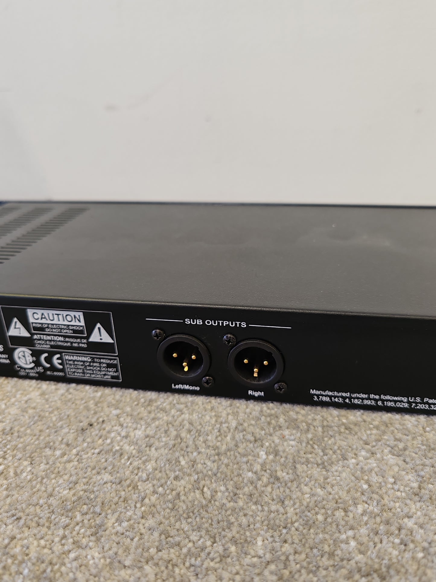 DBX DriveRack PX Powered Speaker Optimizer – COSM Auto-EQ, Feedback Suppression – Excellent