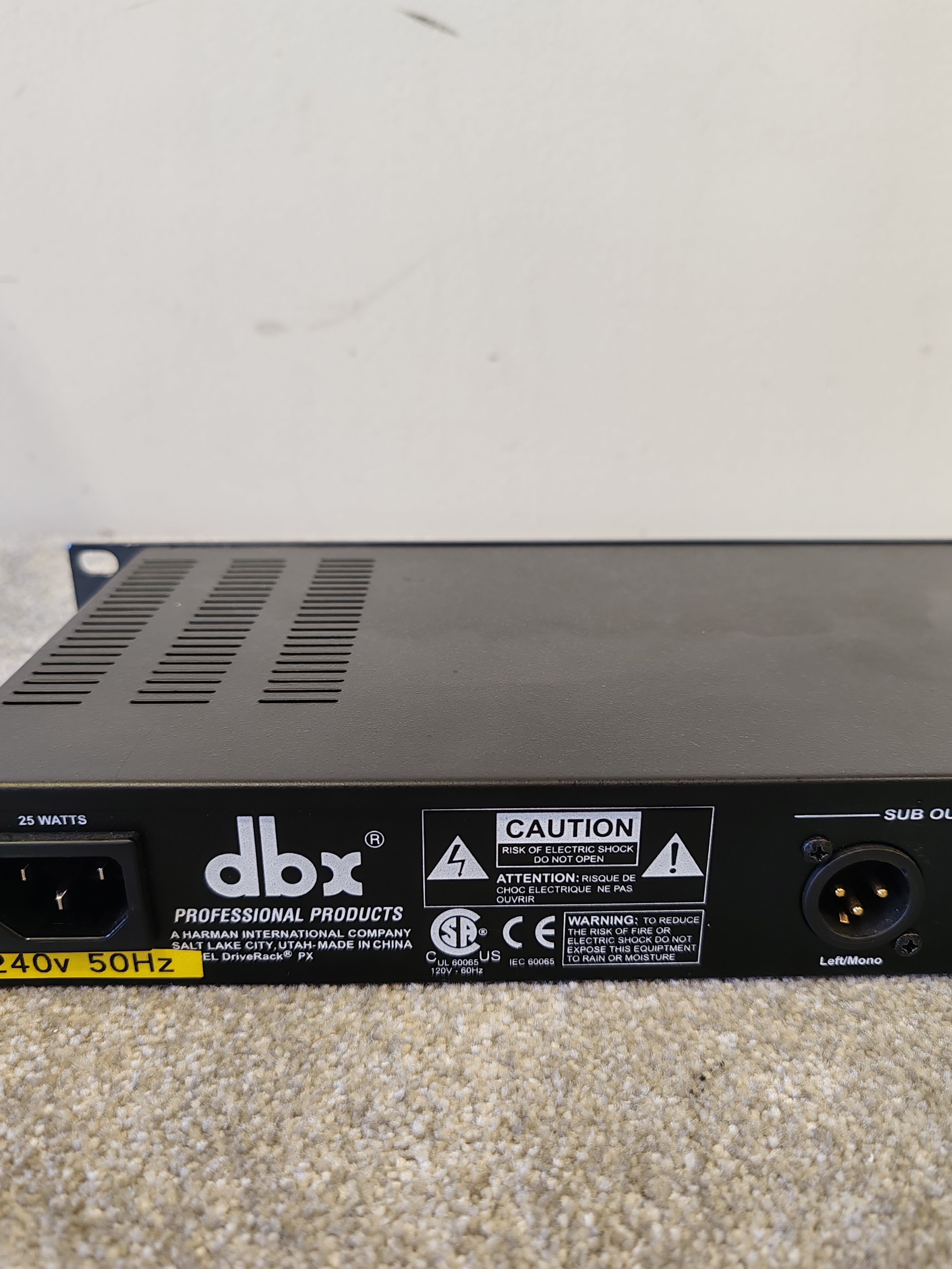 DBX DriveRack PX Powered Speaker Optimizer – COSM Auto-EQ