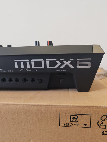 Yamaha MODX6 Synthesizer – AWM2 & FM-X Engines – Mint w/ Manual, Power Supply & Original Box