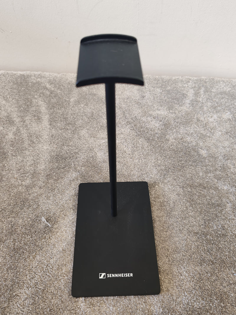 Sennheiser Premium Headphone Stand – Black Metal – Excellent - Image 1
