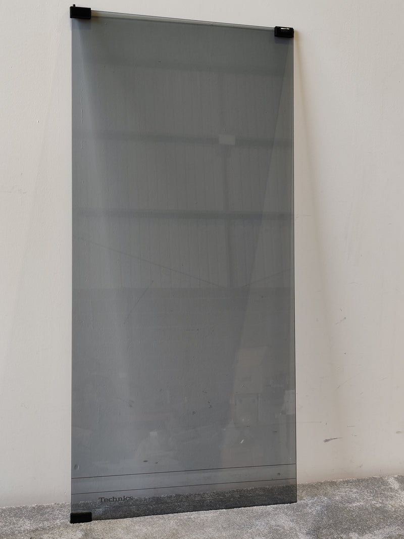 Technics Hi-Fi Cabinet Glass Door with Technics logo – Vintage - Very Good - Image 1