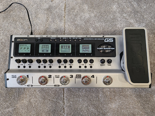 Zoom G5 Guitar Multi-Effects & Amp Simulator – Excellent w/ Original Box