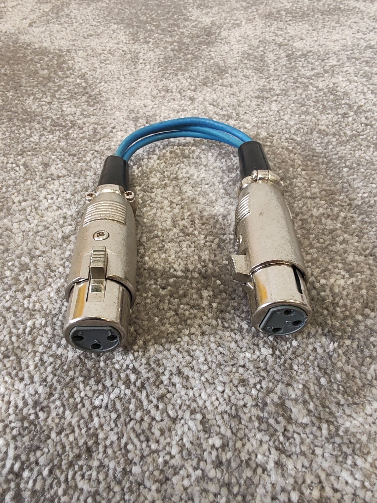 Box of Various XLR & TS Audio Adapters – Very Good Condition – Mixed Types & Quantities