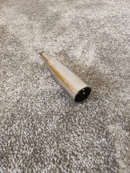 Box of Various XLR & TS Audio Adapters – Very Good Condition – Mixed Types & Quantities