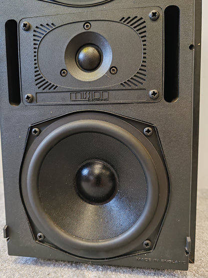 Mission 761i Matched Pair 75W Bookshelf Speakers – Fair/Good w/ Cosmetic Repairs, Fully Working