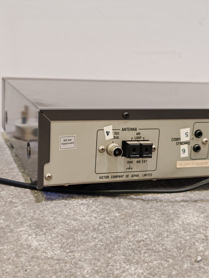 JVC FX-535L Vintage Tuner – w/ Manual & Antenna – Very Good