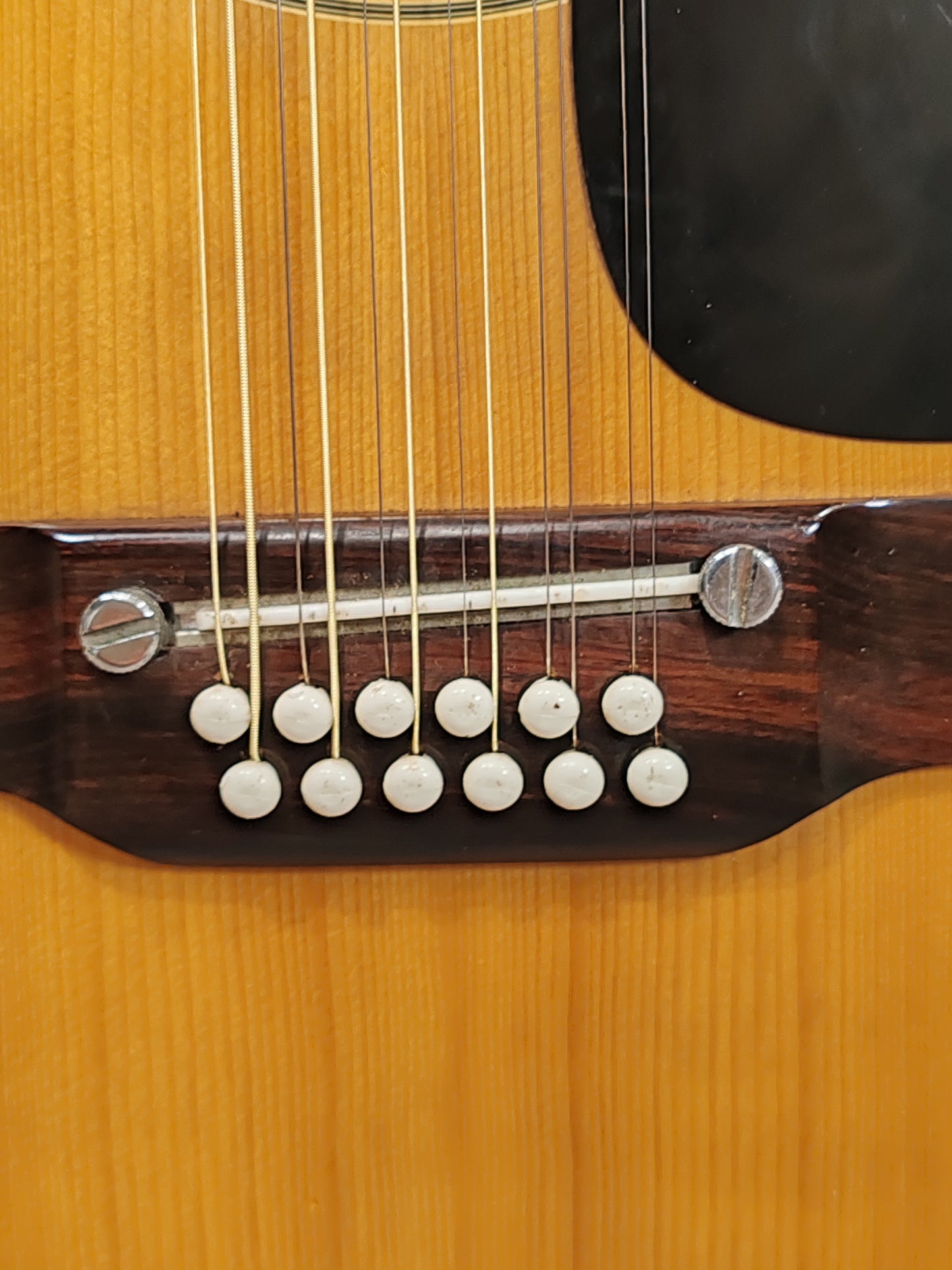 Kiso Suzuki WT-100 12 String Acoustic Guitar - Rich Tone, Mahogany Body - Good