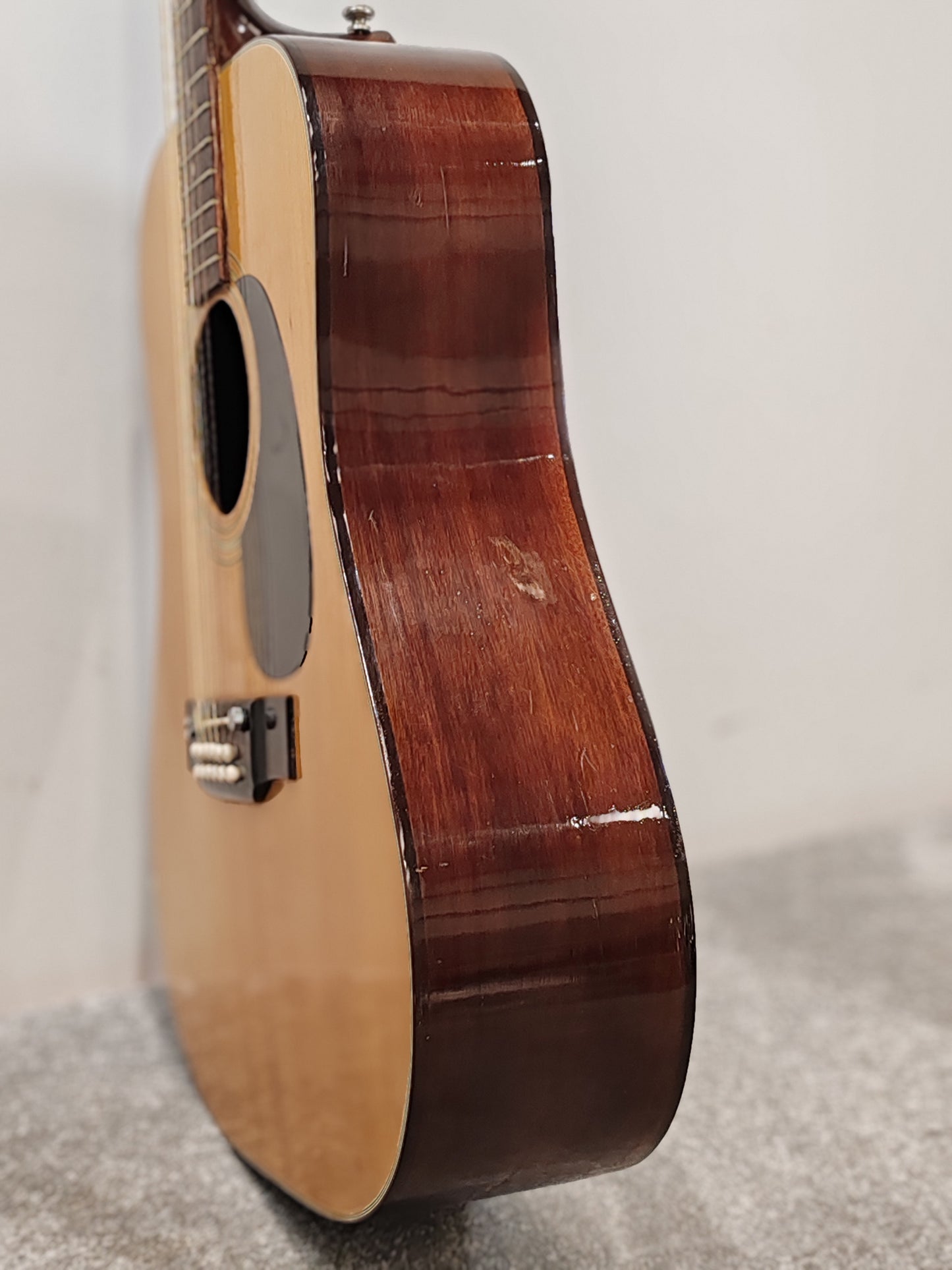 Kiso Suzuki WT-100 12 String Acoustic Guitar - Rich Tone, Mahogany Body - Good