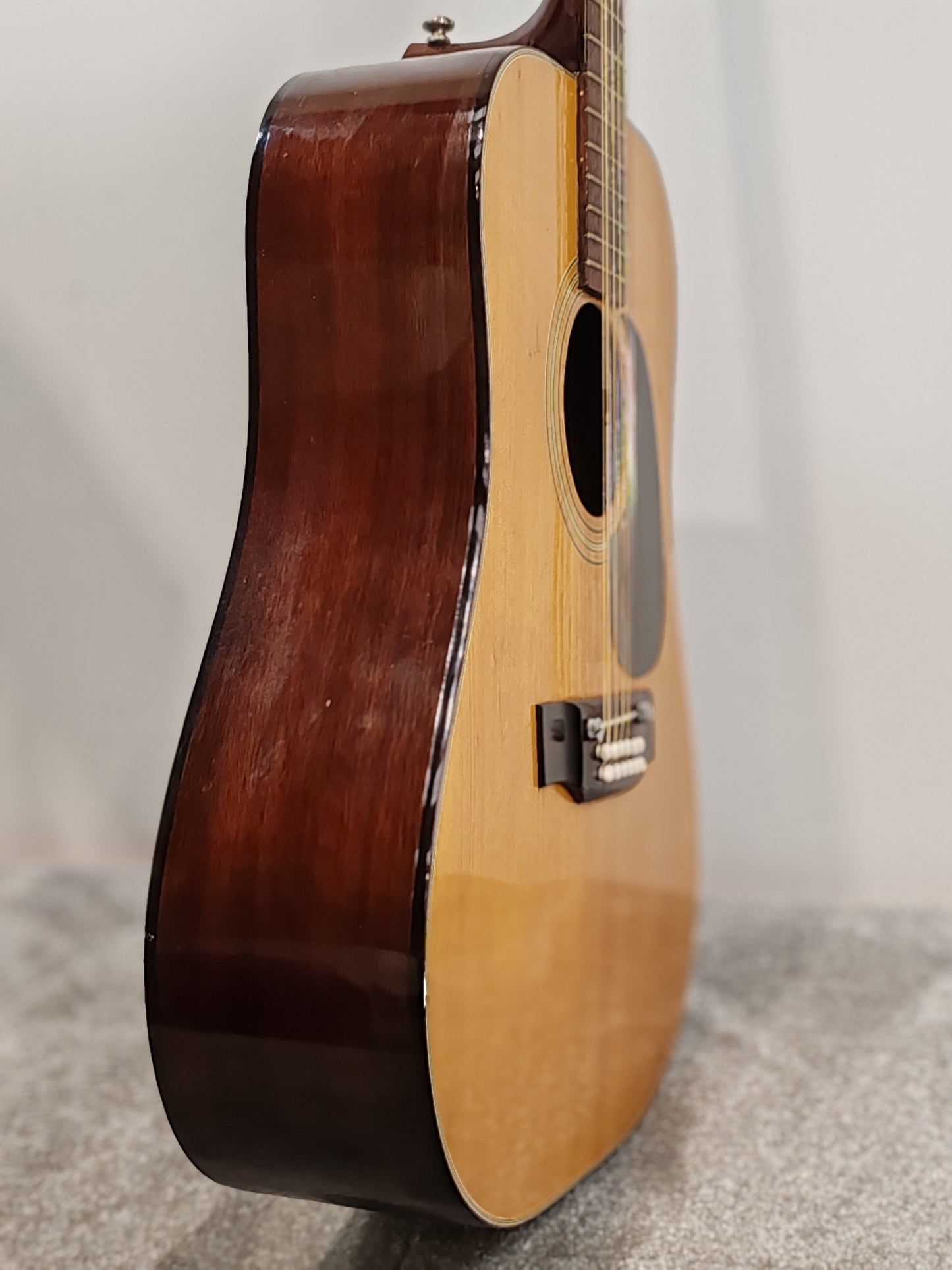 Kiso Suzuki WT-100 12 String Acoustic Guitar - Rich Tone, Mahogany Body - Good