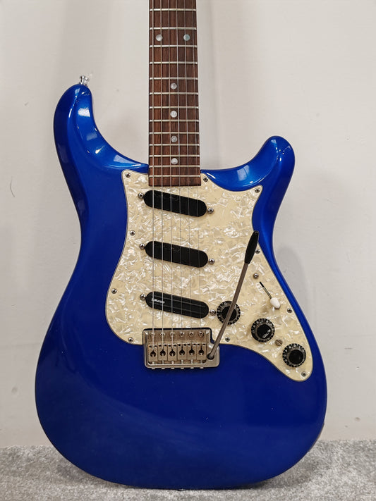 PRS Eg-3 Made in 1989 - Blue, Incredible Low Action, New Strings - Very Good w/ Tremelo