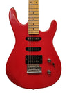 Washburn Junior G-JR-V Electric Guitar - Red Solid Body, Rosewood Fretboard - Good w/ Soft Case - Photo 1