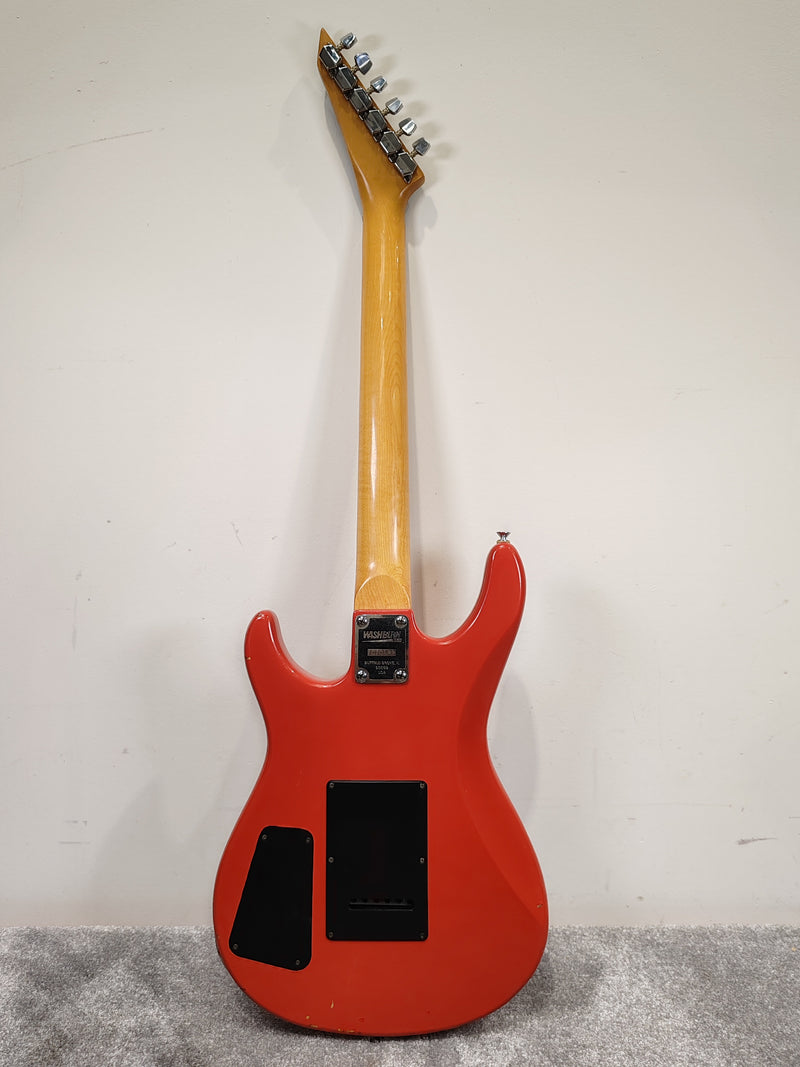 Washburn Junior G-JR-V Electric Guitar - Red Solid Body, Rosewood Fretboard - Good w/ Soft Case - Image 9