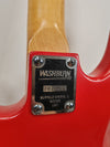 Washburn Junior G-JR-V Electric Guitar - Red Solid Body, Rosewood Fretboard - Good w/ Soft Case - Photo 10