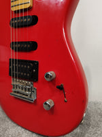 Washburn Junior G-JR-V Electric Guitar - Red Solid Body, Rosewood Fretboard - Good w/ Soft Case - Image 15