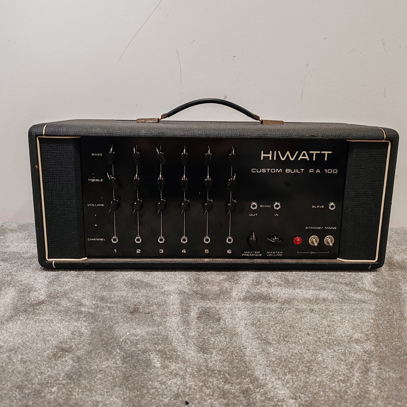 Hiwatt Custom Built Vintage 70s 110 PA / Amplifier - DR112 Amplifier - Fully Serviced, Clean Sound - Very Good w/ Power Supplyv - Image 1