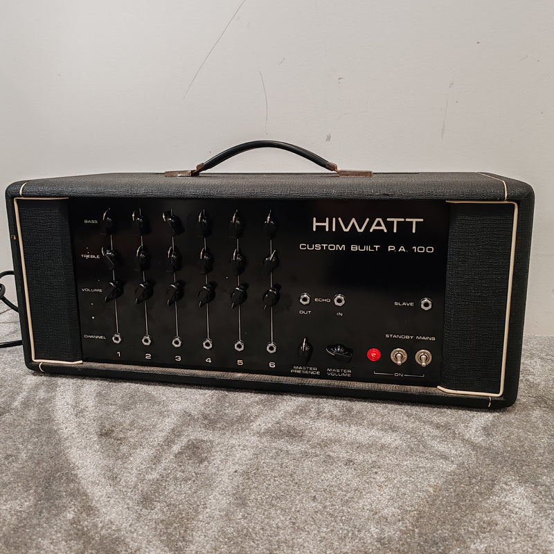 Hiwatt Custom Built Vintage 70s 110 PA / Amplifier - DR112 Amplifier - Fully Serviced, Clean Sound - Very Good w/ Power Supplyv - Image 2