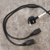 UK 3-Pin Plug to Dual IEC C13 Power Splitter Cable – BS 1363 Mains to 2x Kettle Leads for PC, Monitor, Server, UPS - Photo 1