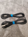 4x Mid-Length XLR Male to Female Microphone Cables (2x Stagg) – Very Good - Photo 2