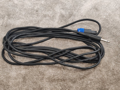 Speakon to 1/4" TS 6m Cable - Professional Audio Connection - Excellent