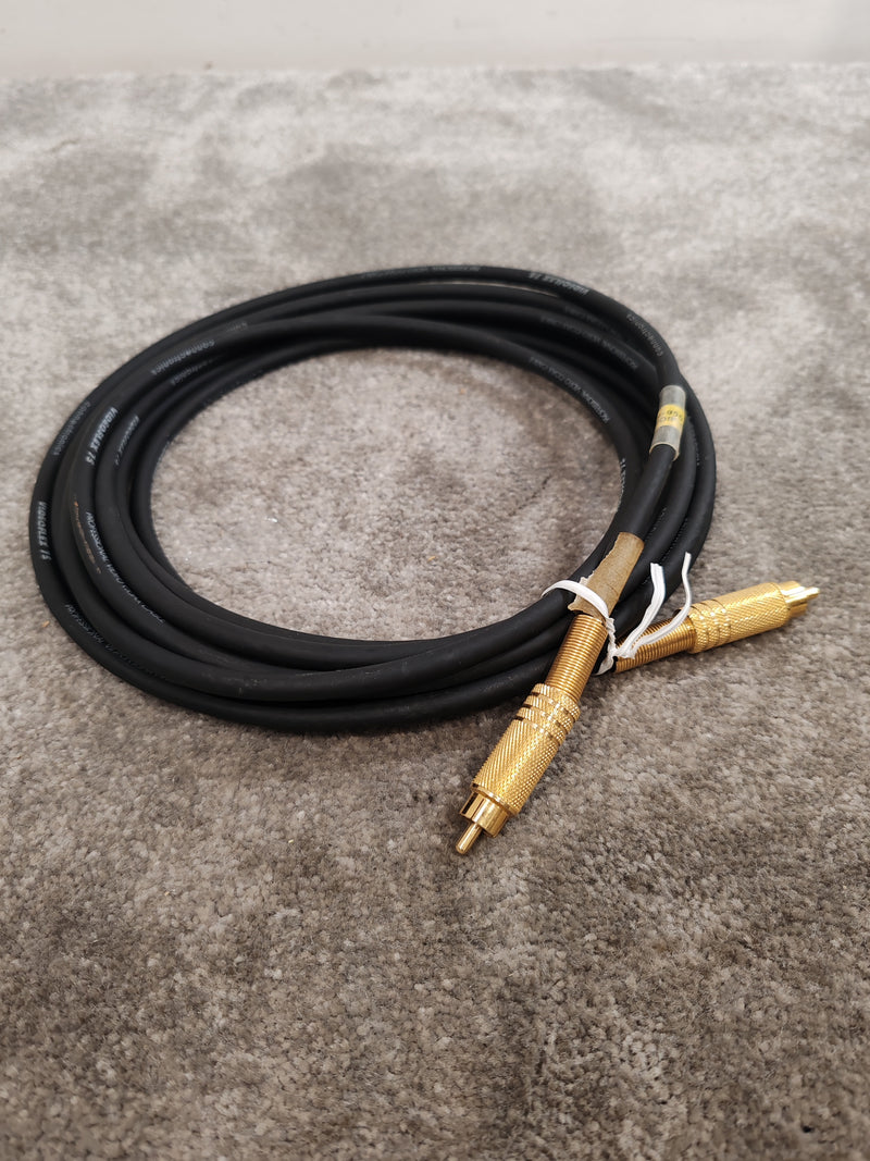 SP-DIF 5M Coax Cable, Gold Connectors - High-Fidelity Audio - Excellent - Image 1