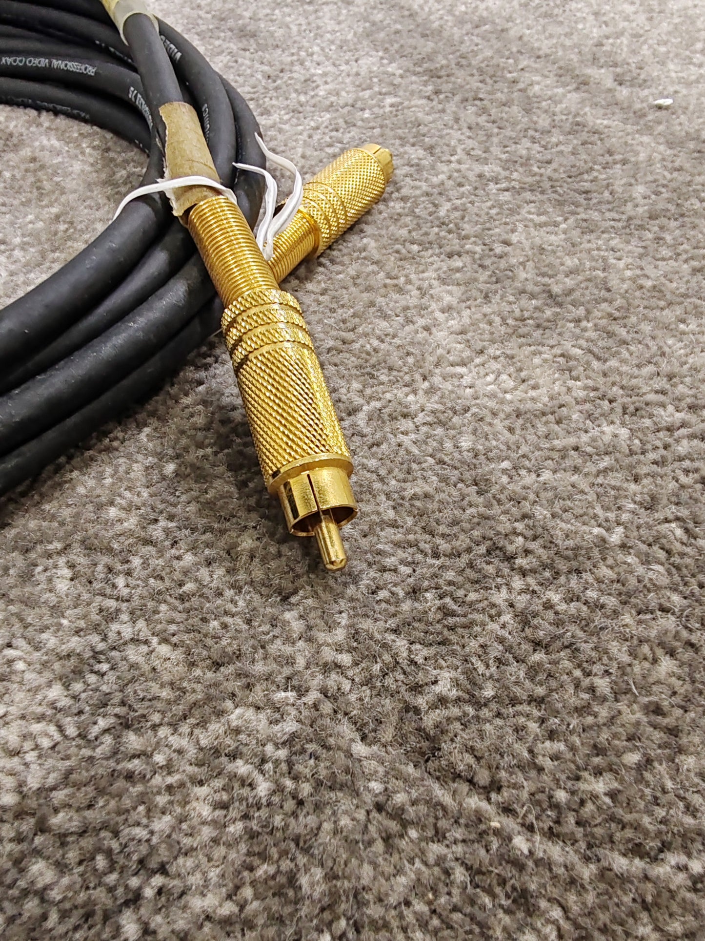 SP-DIF 5M Coax Cable, Gold Connectors - High-Fidelity Audio - Excellent