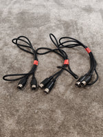 5X MIDI Cables, Various Lengths 2 Long, 3 Short - Professional Connectivity - Very Good - Image 4