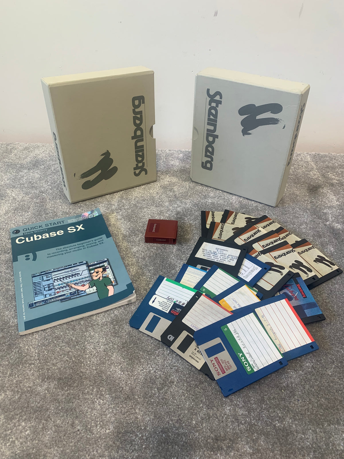 Steinberg Cubase 2.0 / 3.0 – Boxed w/ Manual, Key, Disks, CD-ROM Guide, Tutorials, Utilities – Excellent