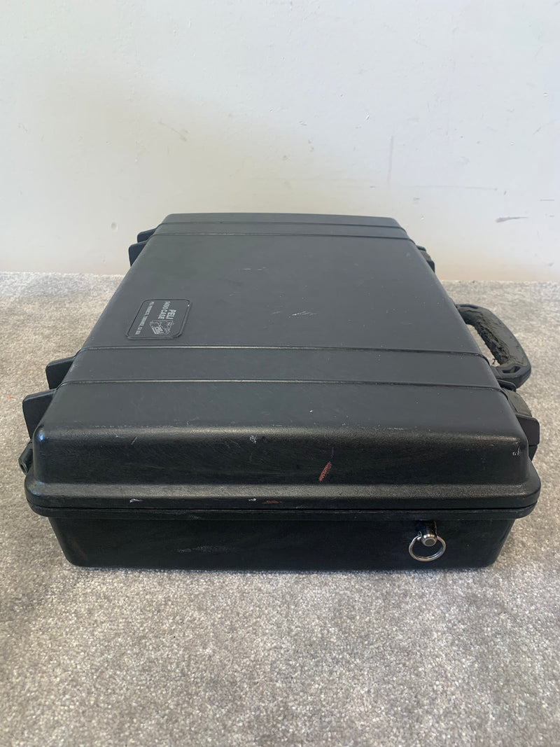 Peli 1490 Black Case – w/ Rubber Insert, File Pockets, Strap – Good - Image 9