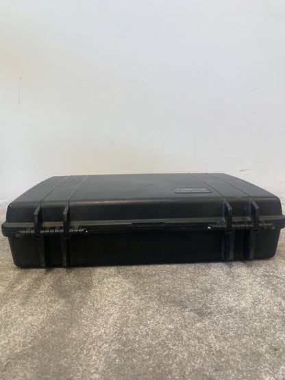 Peli 1490 Black Case – w/ Rubber Insert, File Pockets, Strap – Good