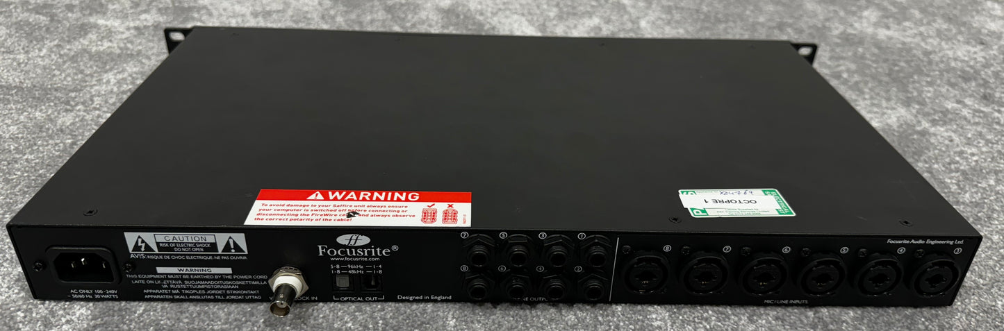 Focusrite Octopre Mk 2 Audio Interface Expansion
