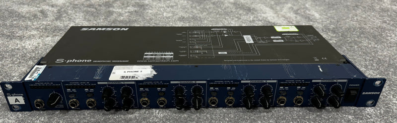 Samson Audio S-Phone – 4 Channel Headphone Amplifier – Very Good - Image 1