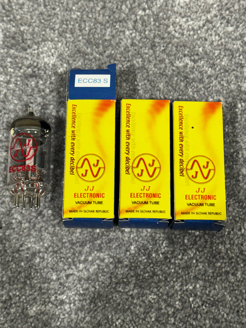 JJ Electronic ECC83S Vacuum Tubes For Guitar Amplifier - Image 1
