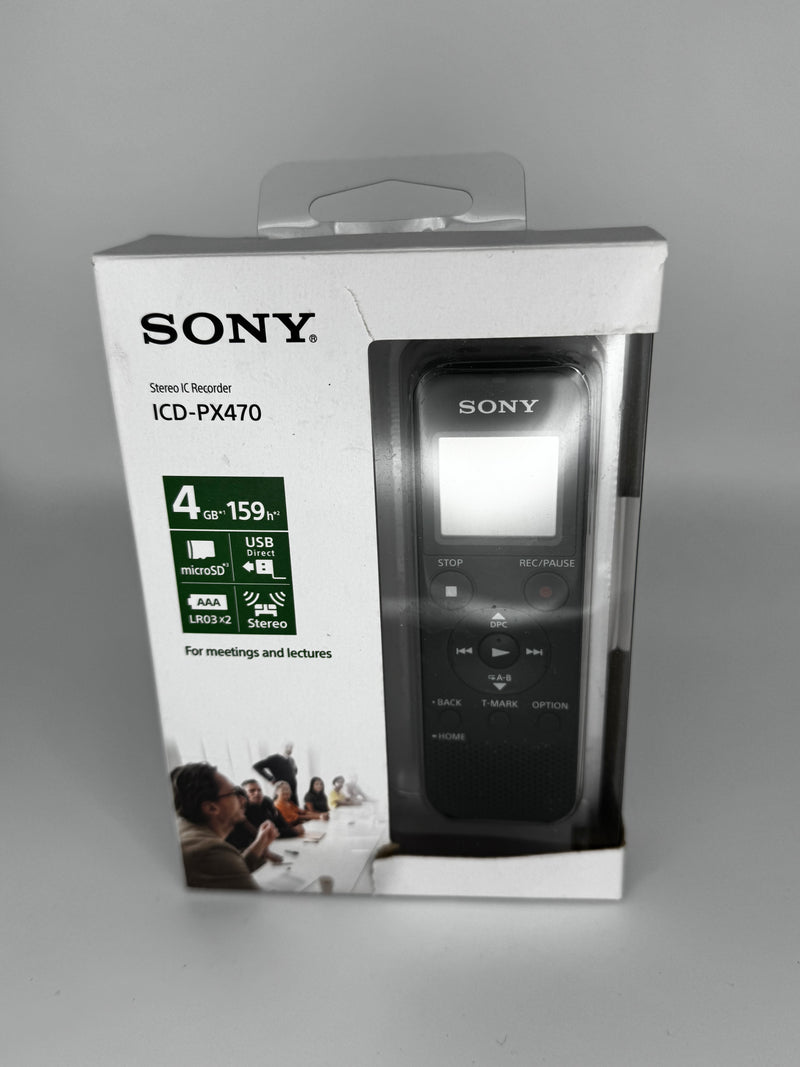 Sony ICD - PX470 Stereo IC Recorder - Image 1