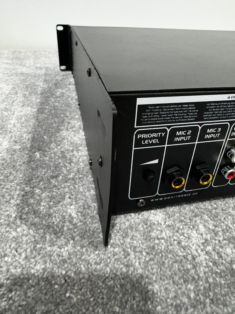 Omnitronic Mp-650p Mixer - 6 Channels, USB Interface - Excellent w/ Manuals & Remote Control - Image 7