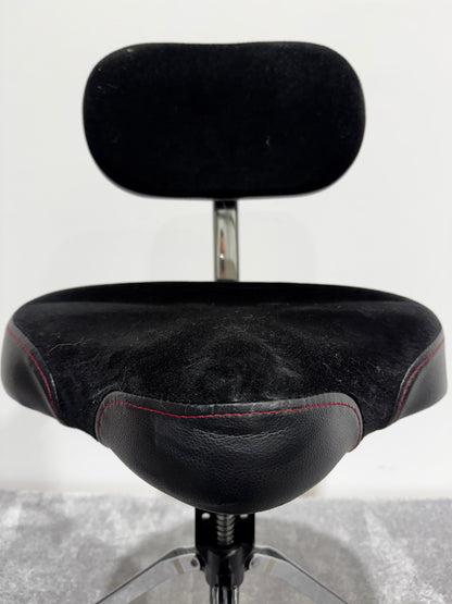 Gibraltar 9608MB 9000 Series 16" Cordura Saddle Drum Throne with Backrest