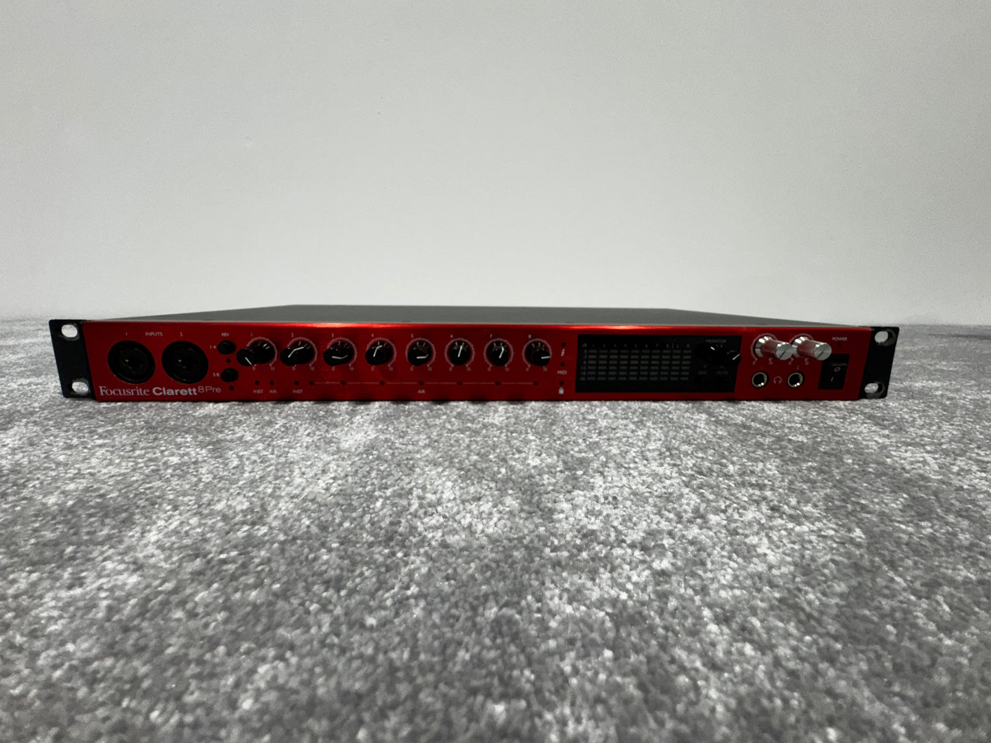 Focusrite Clarett 8Pre - 18 x 20 Thunderbolt Interface with Power Supply