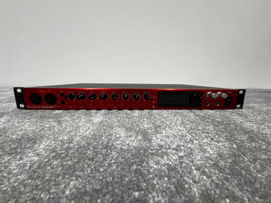 Focusrite Clarett 8Pre - 18 x 20 Thunderbolt Interface with Power Supply