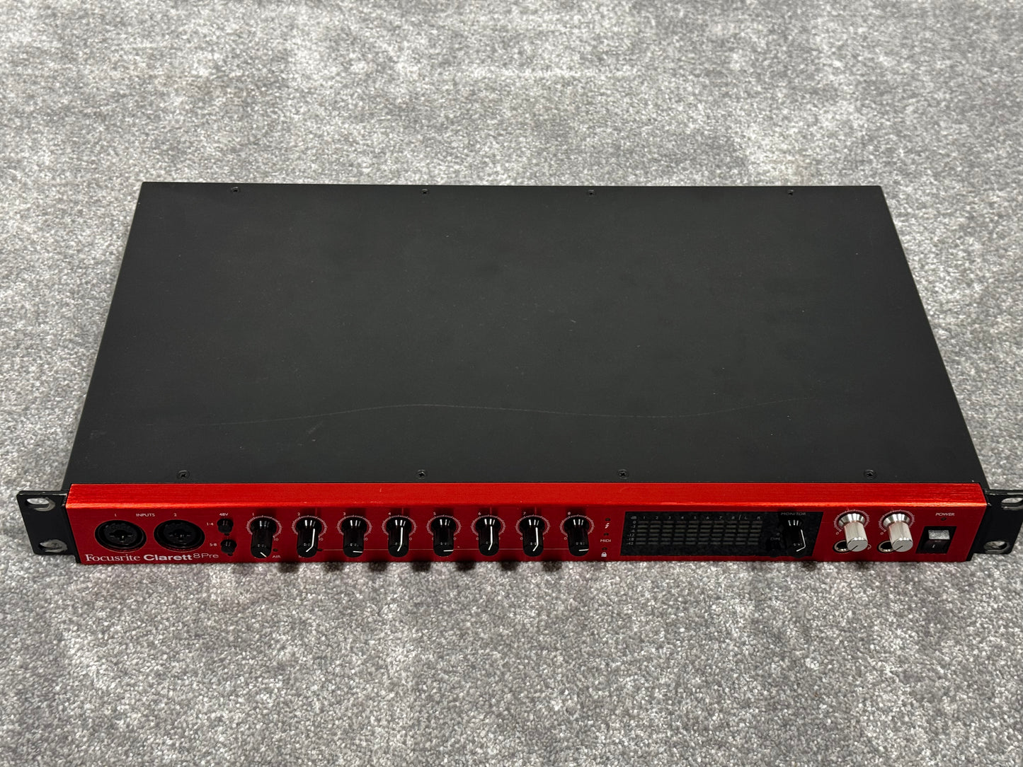 Focusrite Clarett 8Pre - 18 x 20 Thunderbolt Interface with Power Supply