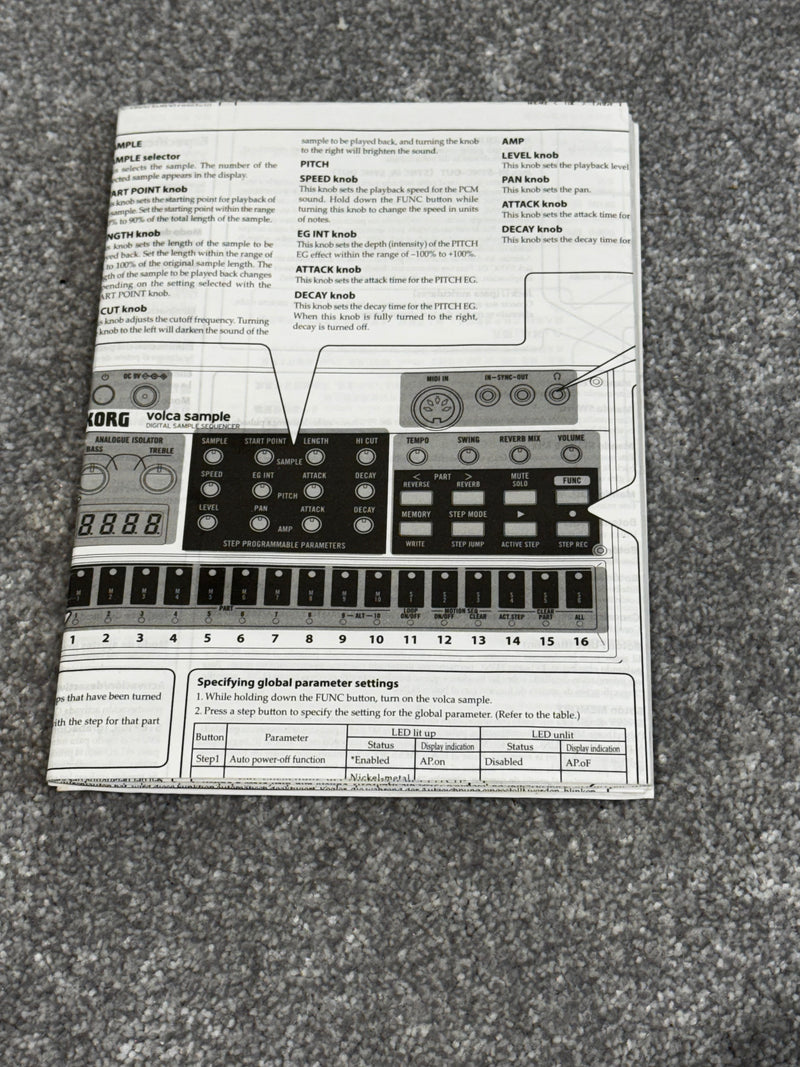 Korg Volca Sample - Digital Sample Sequencer Built in Effects - Image 6