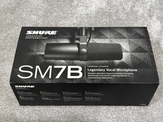Shure SM7B Dynamic Studio Microphone - Open Box  New