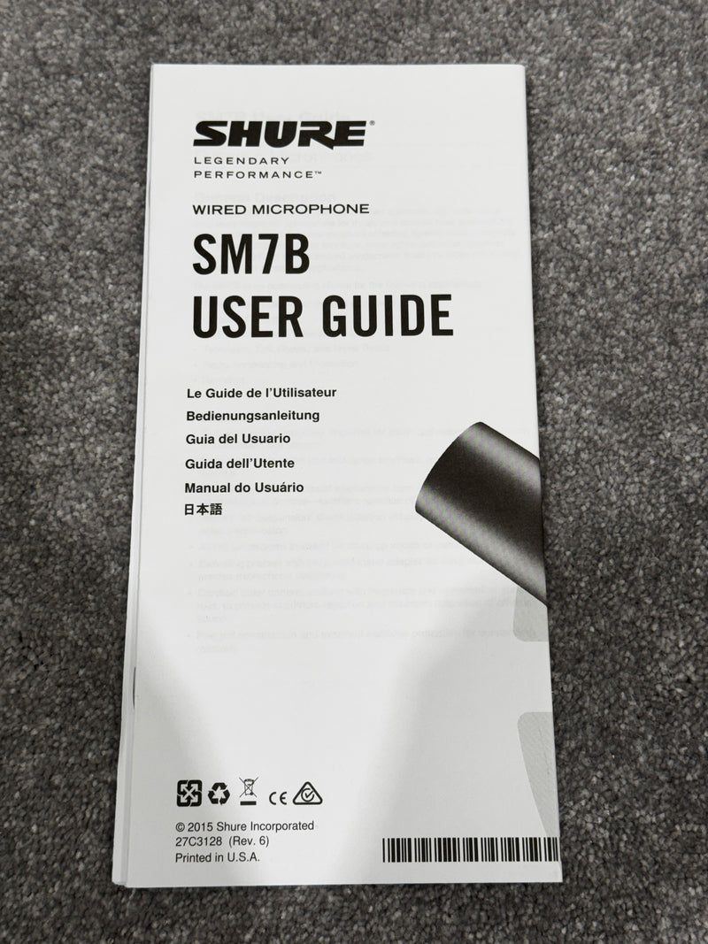 Shure SM7B Dynamic Studio Microphone - Open Box  New - Image 10