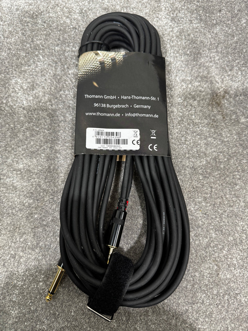 Pro Snake TPY 2060 KPP 2x 6.3mm Mono to 3.5mm Stereo Y Cable - Image 2