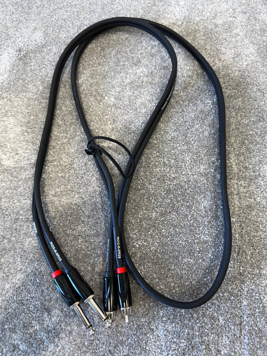 Roland RCC-5-2R28 Interconnect Cable Dual 1/4" TS to Dual RCA - 1.5M