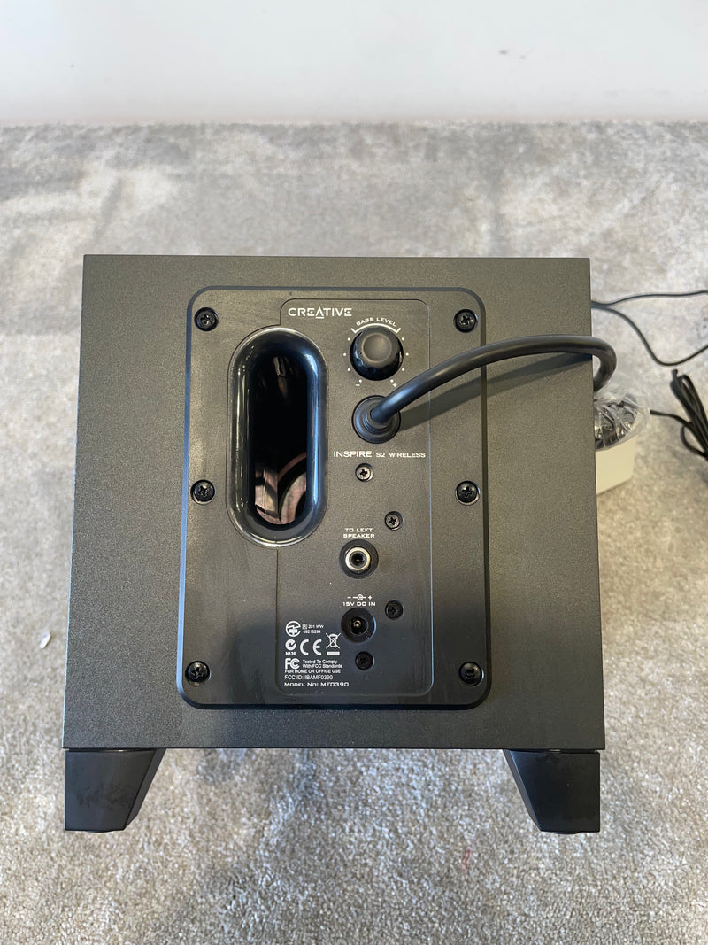 Creative Inspire S2 Wireless 2.1 Speaker System - Bluetooth Speaker System - Excellent - Image 9