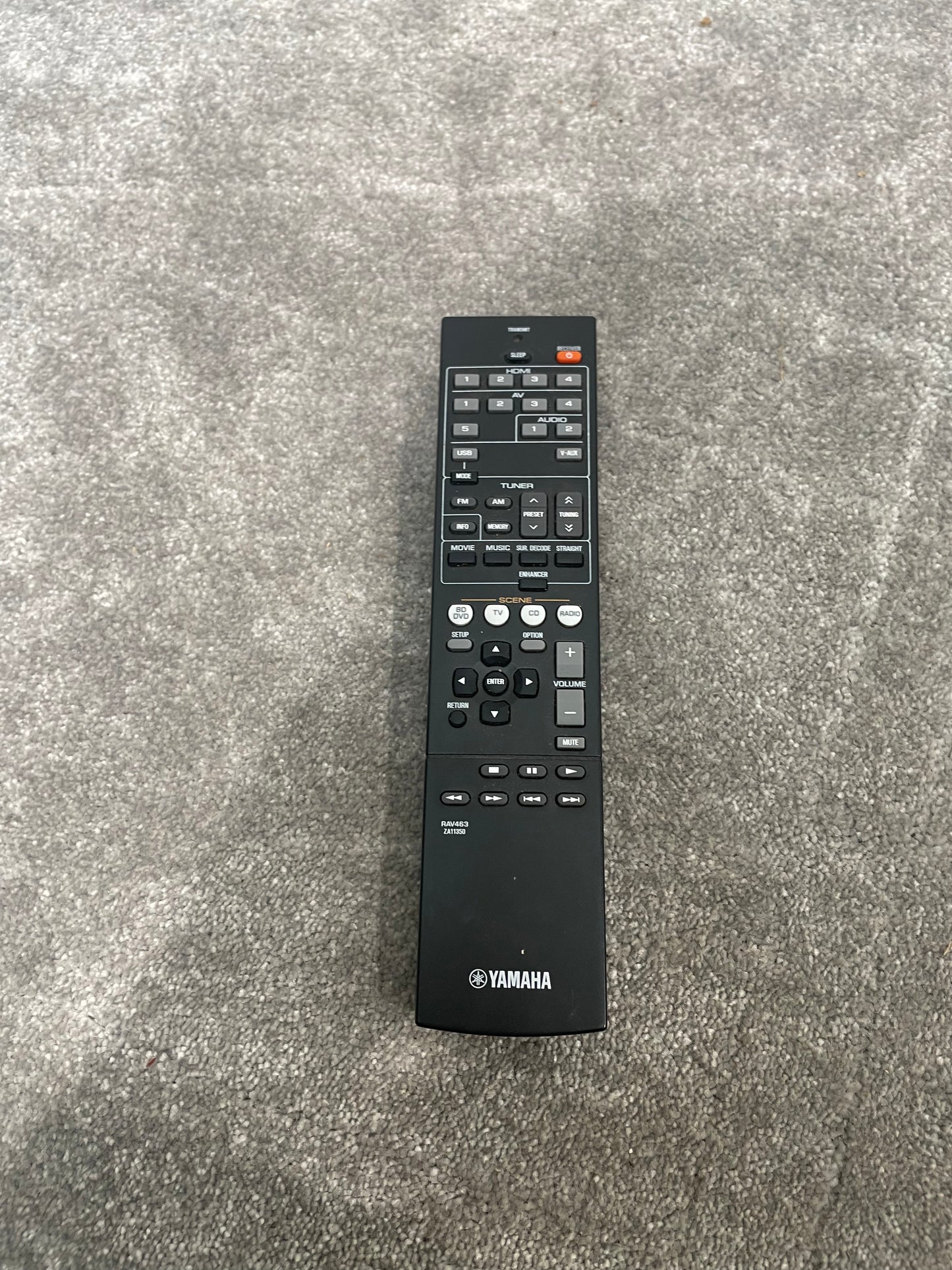 Yamaha RX-V375 - 5.1-Channel AV Receiver - Good w/ Remote Control