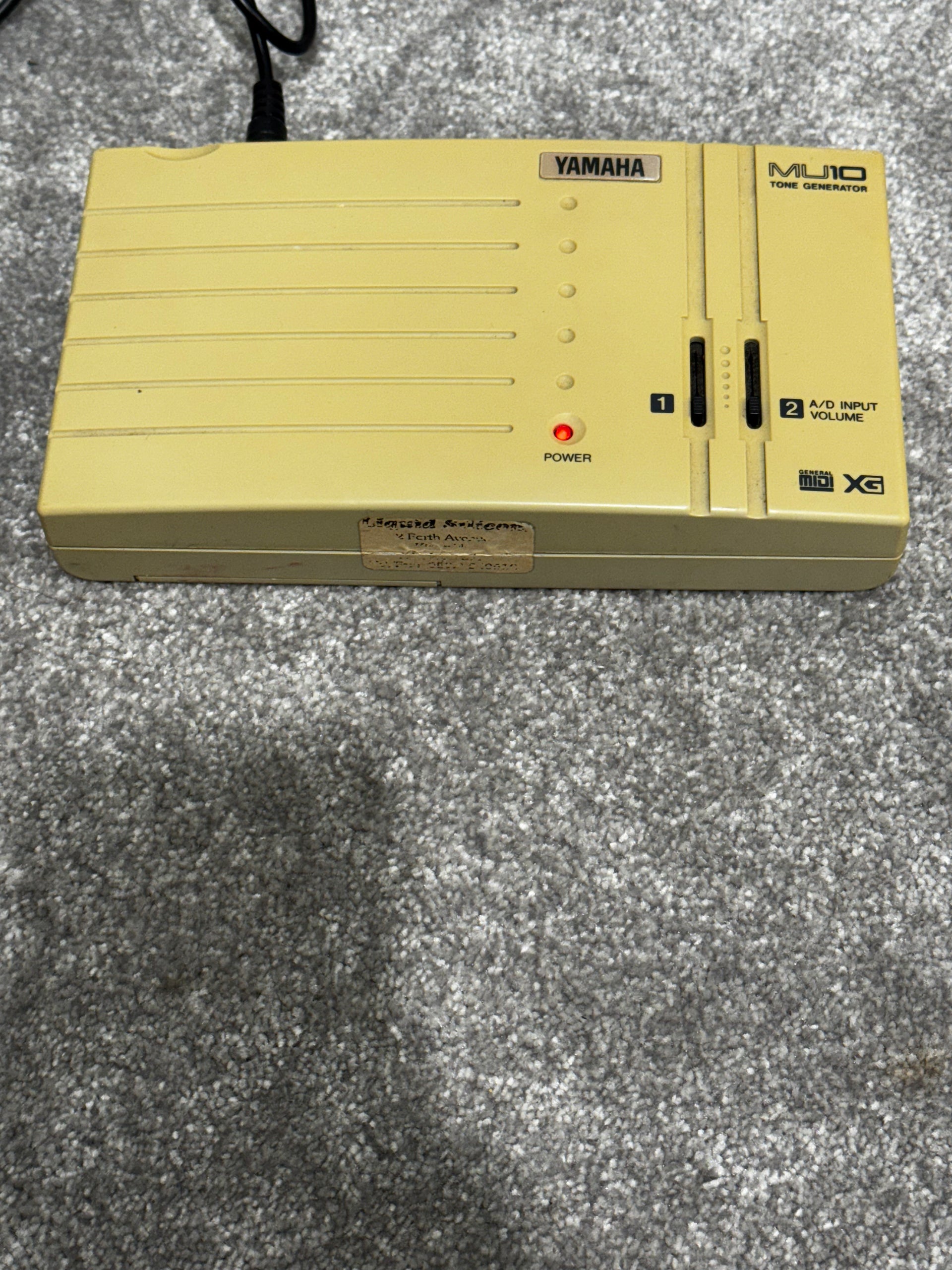 【ジャンク】YAMAHA MU10 TONE GENERATOR Yamaha MU1000 Tone Generator Motif Sound Module Synthesizer