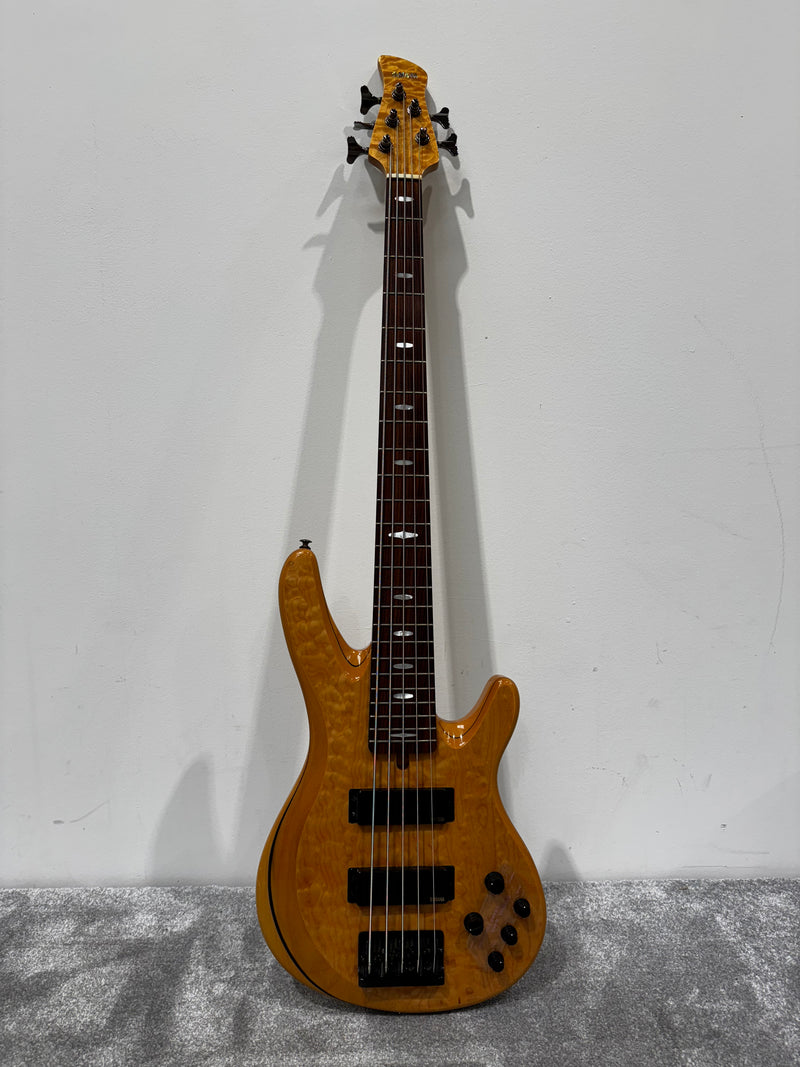 Yamaha TRB1005 5-string Bass Guitar with Chord Soft Case - Image 2
