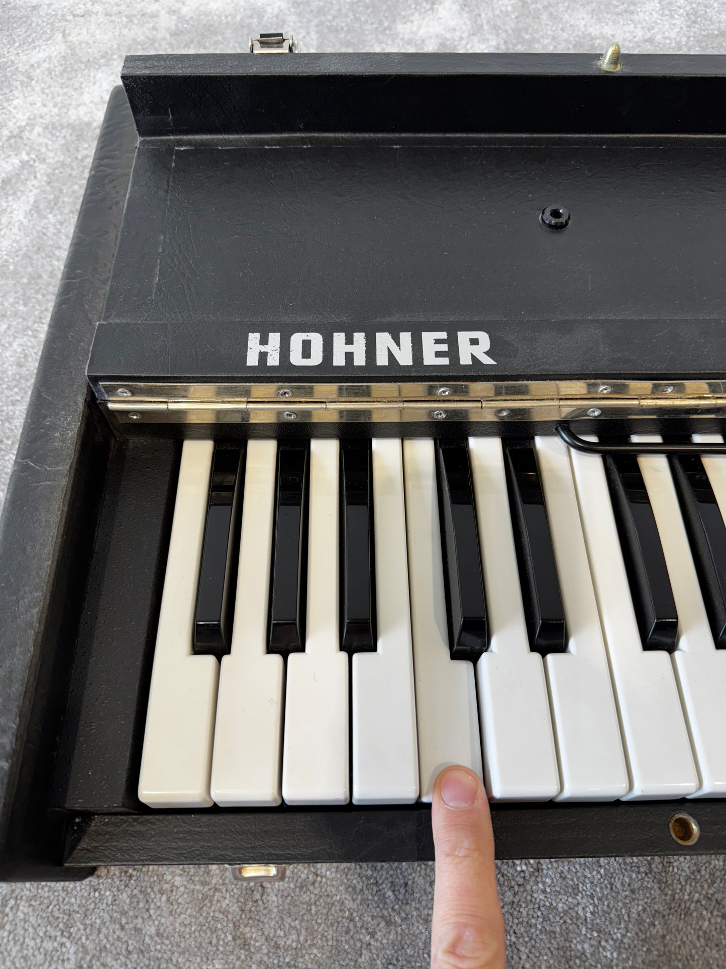Hohner Pianet T Electro-Mechanical Keyboard designed by Ernst Zacharias