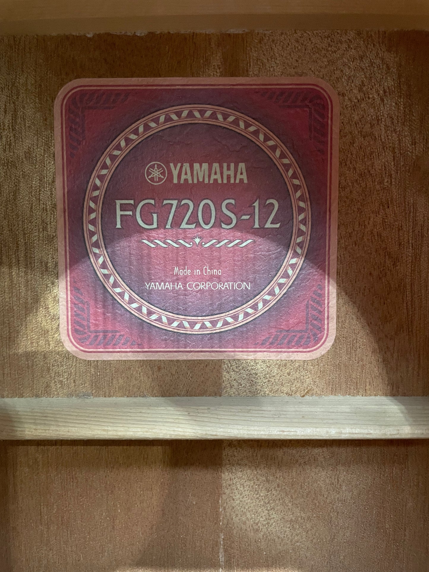 Yamaha FG720S-12 - 12-String Acoustic Guitar, Solid Top - Excellent